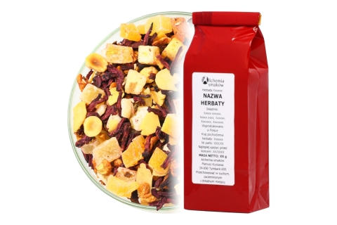 Herbata Owocowa PIERNIKOWY DOMEK (OT) (50g) Prezent Na Mikołajki i Święta !